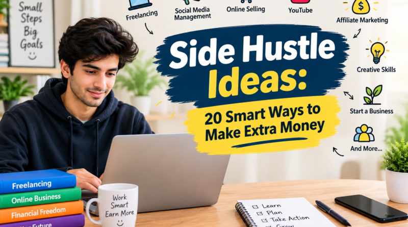 Side Hustle Ideas: 20 Smart Ways to Make Extra Money