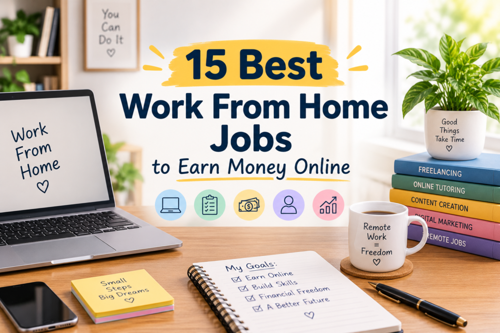 Work From Home Jobs: 15 Best Opportunities to Earn Money Online