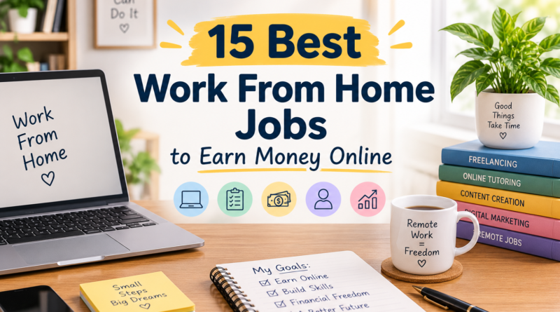 Work From Home Jobs: 15 Best Opportunities to Earn Money Online