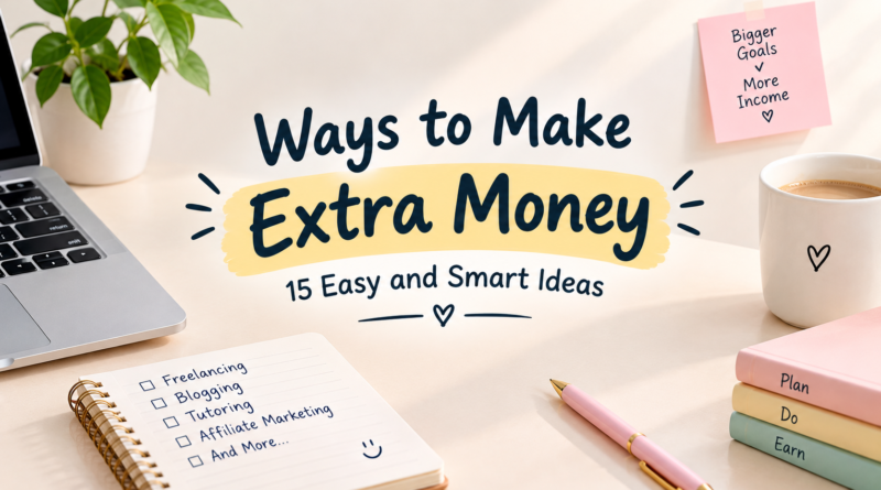 Ways to Make Extra Money
