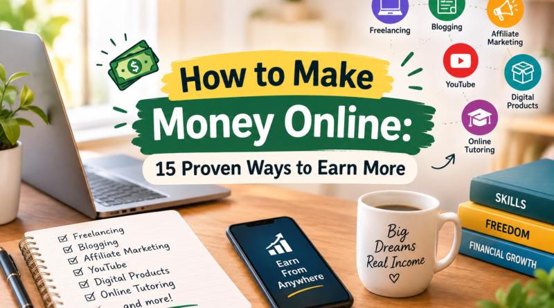 how to make money online